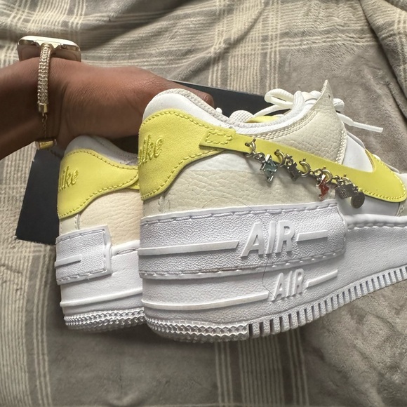 WMNS AIR FORCE 1 SHADOW SE 'PALE IVORY LIGHT ZITRON' - Picture 6 of 7